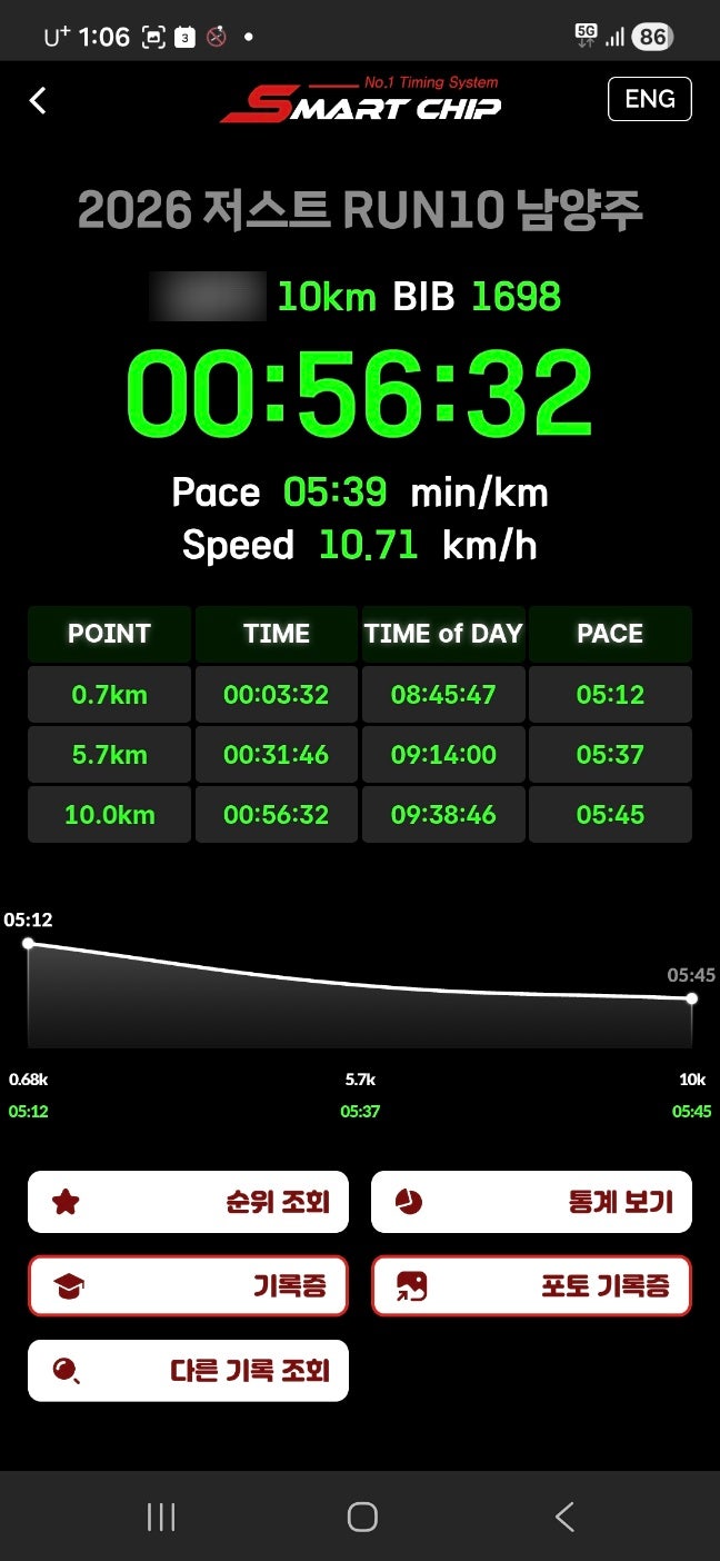 JUST RUN10 남양주