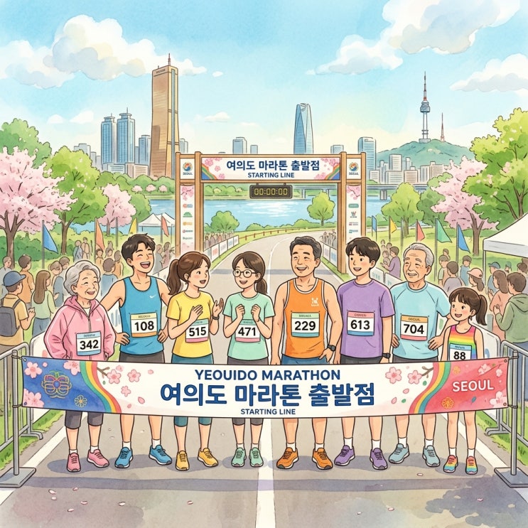 2026 KB스타런 마라톤 완주 후기 여의도 코스 및 주차방법