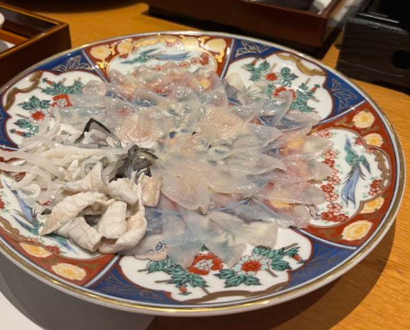 야마구치 시모노세키 [헤이케차야] '복어 회','카와라소바'