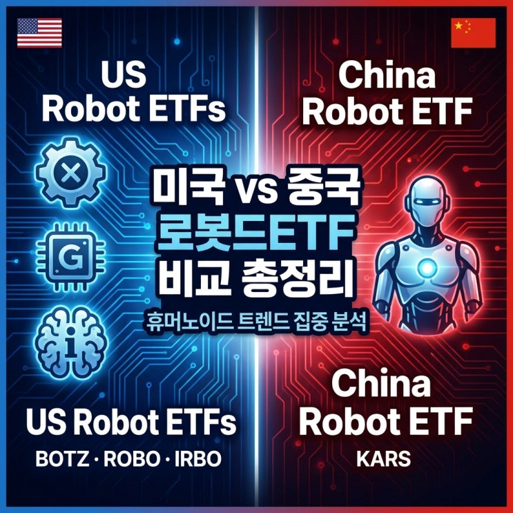 미국 중국 로봇ETF 비교: BOTZ, ROBO, IRBO, KARS : 네이버 블로그