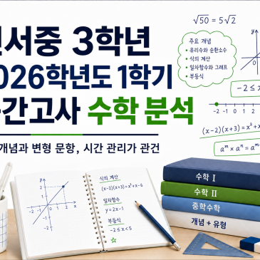 [신서중학교 3학년] 2026년 1학기 중간고사 수학 분석 RSS 대표 이미지