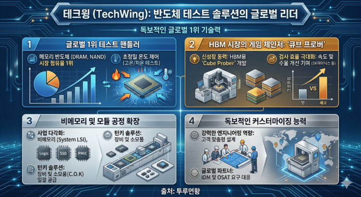 테크윙(TechWing)은 글로벌 1위의 반도체 테스트 핸들러 : 네이버 블로그