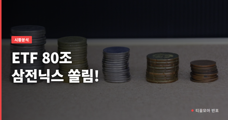 ETF 80조 삼전닉스 쏠림! 퇴직연금까지, 쏠림 위험은? : 네이버 블로그