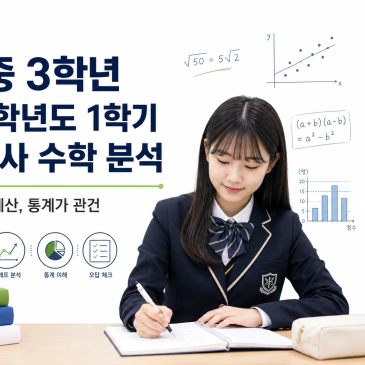 [고척중학교 3학년] 2026년 1학기 중간고사 수학 분석 RSS 대표 이미지