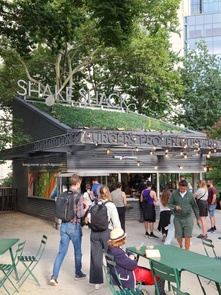 [뉴욕/햄버거] Shake Shack Madison Square Park (쉐이크쉑 본점, 쉐이크쉑 매....