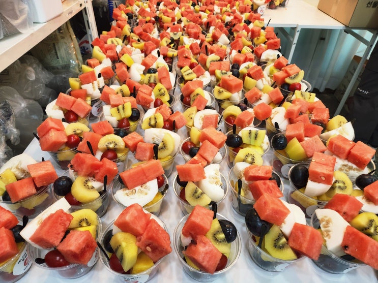 [과일톡 부평점] 제23회 전기사랑 마라톤대회 컵과일 납품 후기 🍉🏃‍♂️