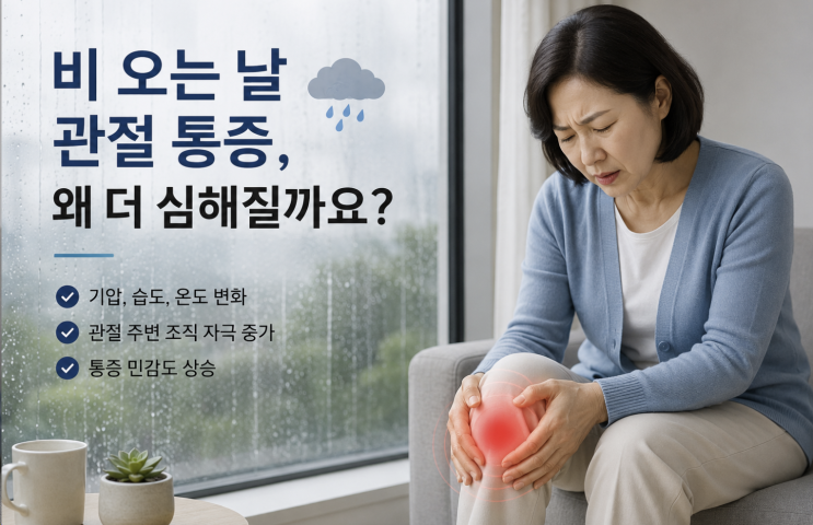 비만 오면 무릎이 쑤시는 이유: 논문으로 보는 관절통과 날씨의 관계 (안성경희365한의원)