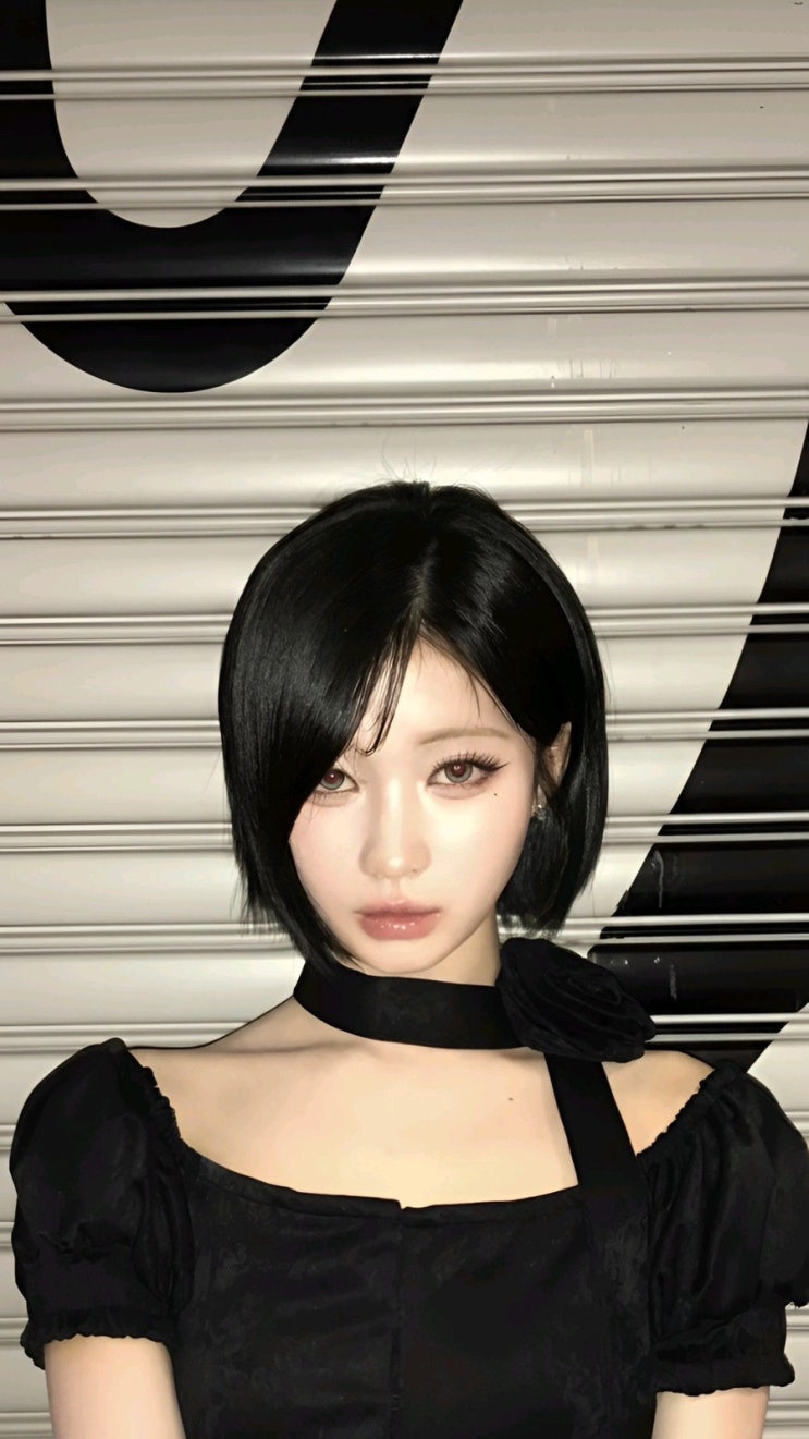 시크한데 소녀같은 느낌, 베이비몬스터 아사 단발이 예쁜 이유...