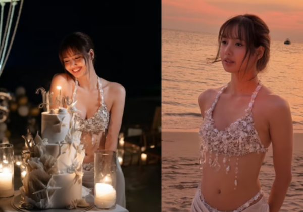 리사, 프레릭 아르노와 결별설 속 멧갈라 파티서 모델 피아 카드라와 밀착 스킨십 포착