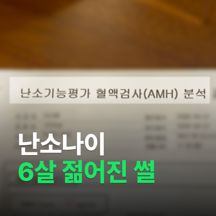 난소 기능 검사 AMH 수치 개선 | 난소나이가 6살 젊어졌다? : 네이버 블로그