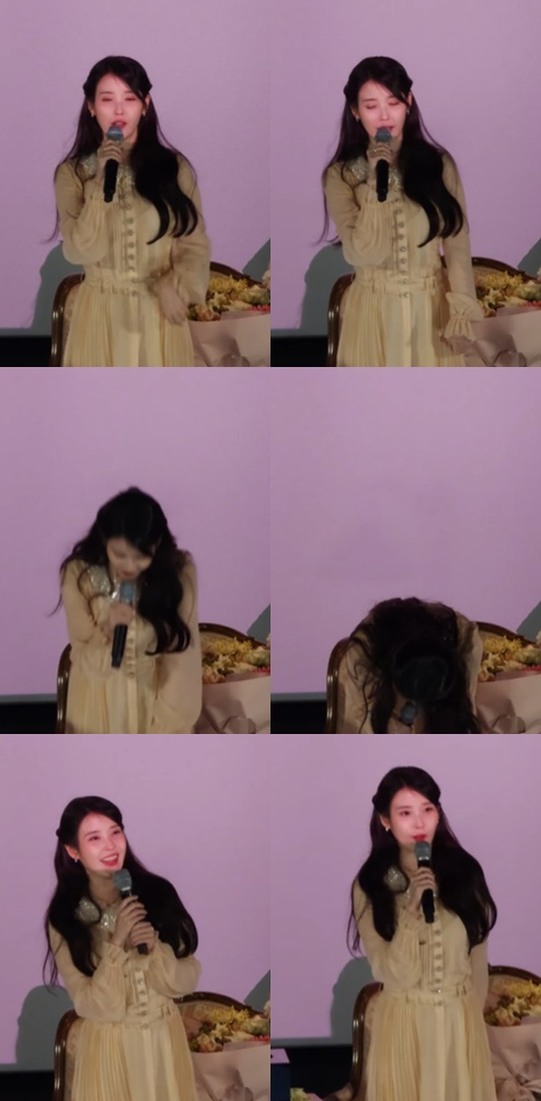 “혹평에 결국 눈물”…아이유, 생일 팬미팅서 털어놓은 진심에...