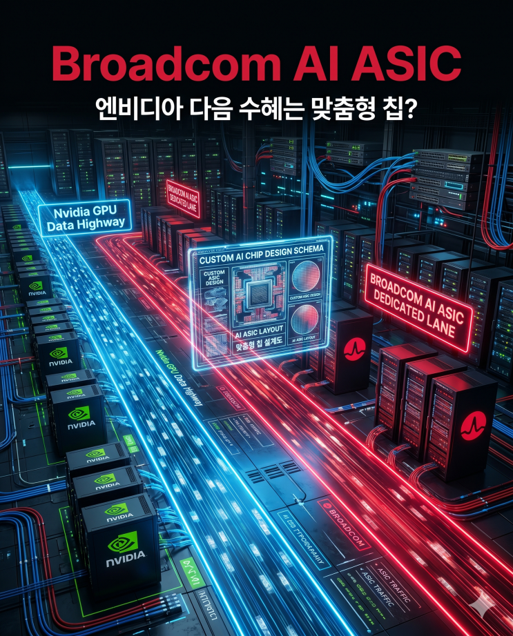 Broadcom AI ASIC, 엔비디아 다음 AI 반도체 수혜주는 맞춤형 칩인가 : 네이버 블로그