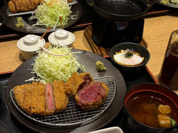 오사카 도톤보리 규카츠 맛집 교토가츠규 난바센니치마에점 내돈내....