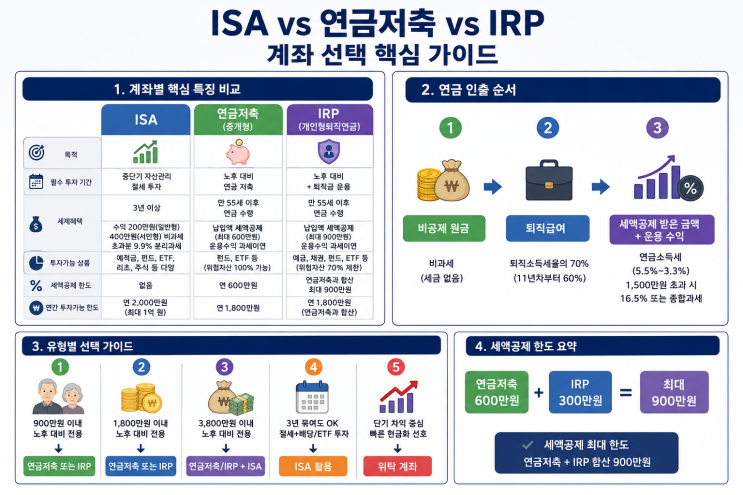 ISA vs 연금저축 vs IRP : 네이버 블로그