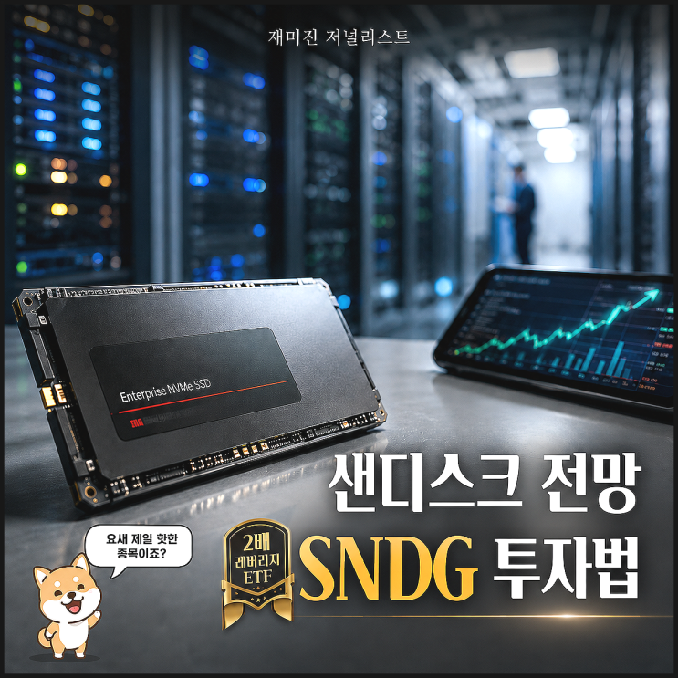 샌디스크 주가 전망, 레버리지 ETF SNDG 투자법까지 : 네이버 블로그