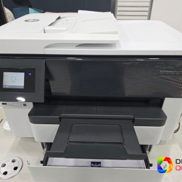 인천 서해구 가정동 프린터수리 HP7740 빨강(마젠타)만 안 나옴, 공급 라인 석션과 노즐 세척