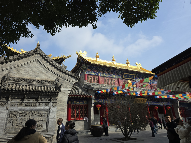 시안 성벽  관광지 가볼만한 곳- 티베트 절 광인사 广仁寺 (강희제, ....