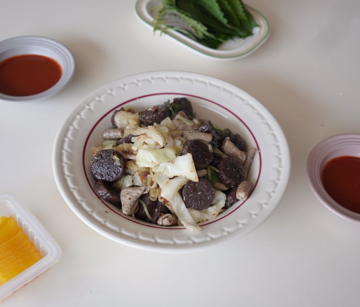 순대볶음 레시피 신림동 호남집 백순대 택배 내돈내산 후기
