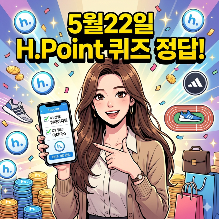 5월 22일 h포인트 H.Point 퀴즈 정답 바로 확인하세요! : 네이버 블로그