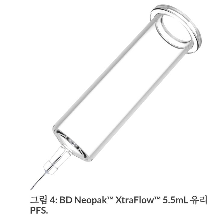 백톤티킨스 _BD Neopak™ XtraFlow™ Glass PFS 출시 : 네이버 블로그