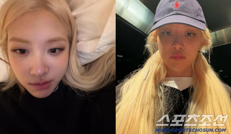 "침대 셀카도 화보 같네" 블랙핑크 로제, 민낯 분위기 사진에...