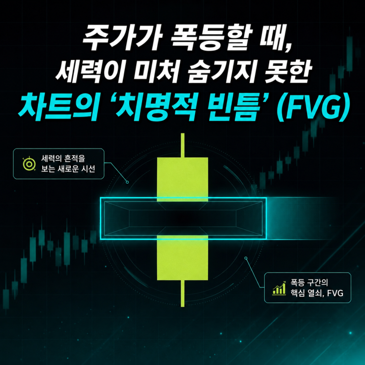 FVG 뜻 완벽 정리: 세력이 급하게 올린 차트의 빈틈, 자석처럼 주가를 당기는 이유 : 네이버 블로그