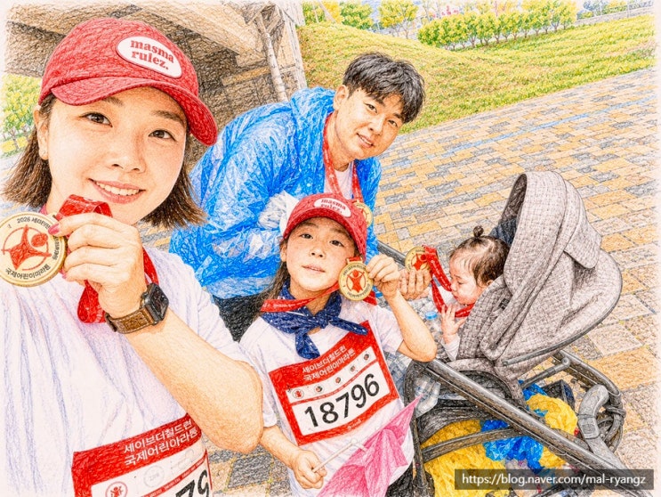 2026 세이브더칠드런 국제어린이마라톤 나주 후기｜7살·11개월 아기와 가족마라톤 완주!