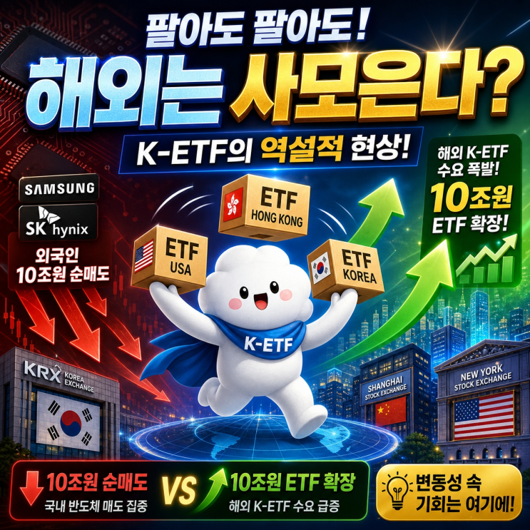 홍콩·미국까지 K-ETF 확장, 삼전닉스 지분율 하락에도 해외에서 한국 증시 주목하는 이유 : 네이버 블로그