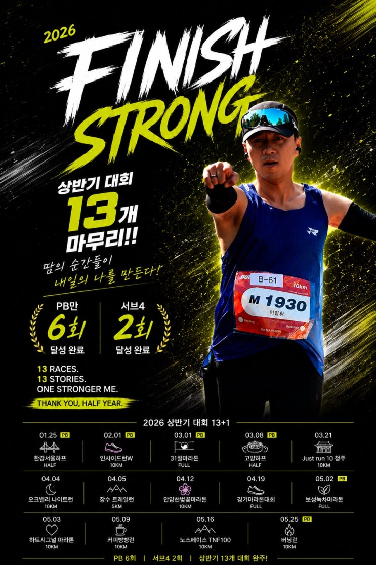 버닝런 10k 후기, 어깨가 빠졌는데 PB를 했다? 여의도 러닝 대회 리뷰