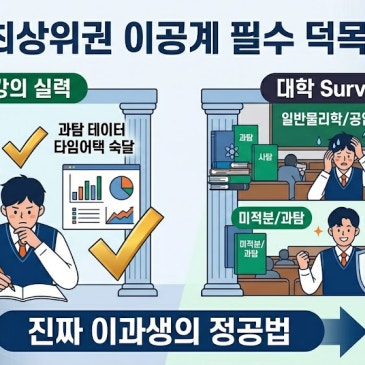 [목동 수학학원, 로드맵수학학원] 이과는 가고 싶은데 미적분·과탐은 싫다? 수험생 '꼼수 선택'의 실체와 필승 전략 RSS 대표 이미지
