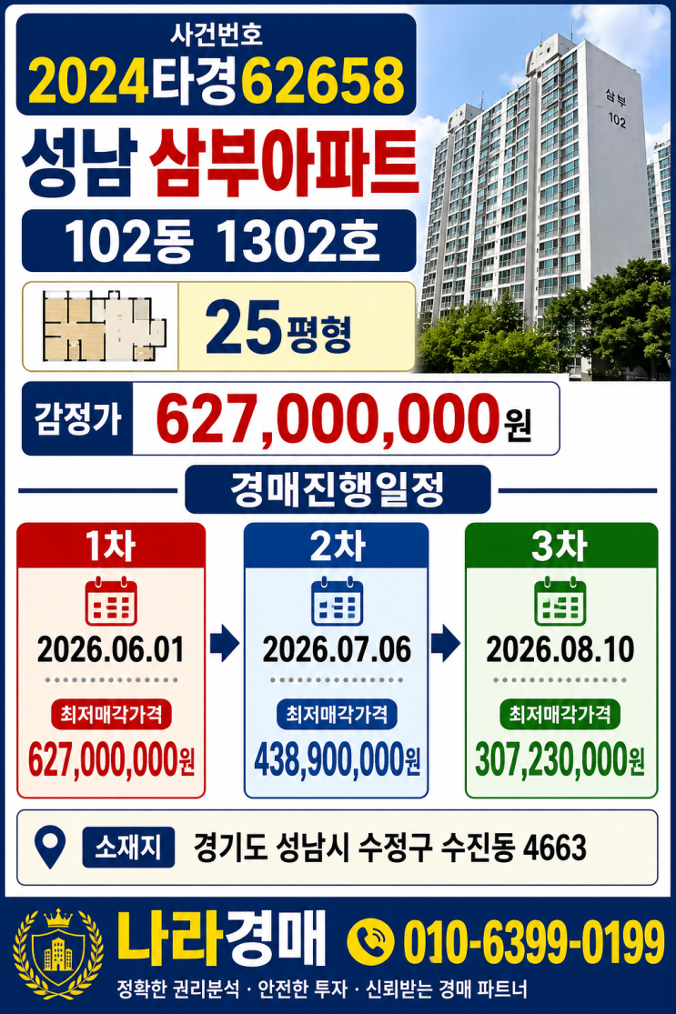 성남시 수정구 삼부아파트 경매 2024타경62658 분석 : 네이버 블로그
