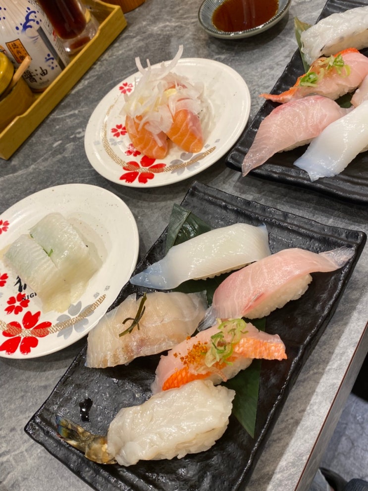 나고야 맛집] 나고야 오아시스21 스시맛집 도쿠베스시, 니기리노토....