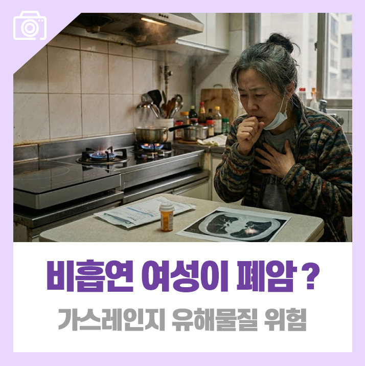 비흡연 여성이 폐암? 가스레인지 켜는 것만으로 유해물질 나옵니다 : 네이버 블로그