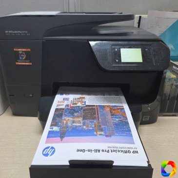 인천 미추홀구 주안동 프린터수리 HP8710 노후 호스로 공급 불량, 공급기 대신 호스만 교체