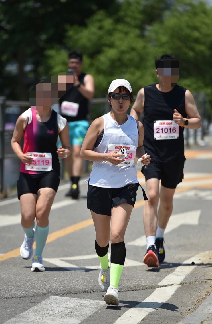 여명국제마라톤 하프코스 완주 후, 두 번째 하프 완주