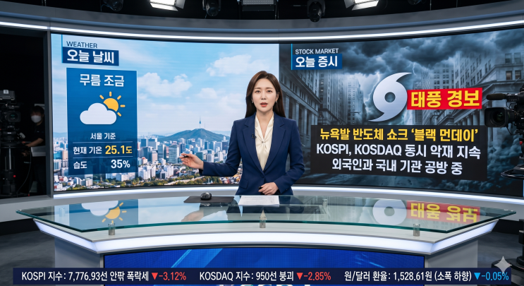 26년 6월 8일(월) 오전 국내 시황 분석 : 네이버 블로그