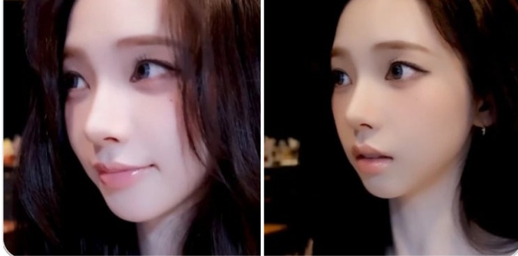 (글래머러스한 매력 폭발 ㅗㅜㅑ) 바나나를 든 에스파 카리나...