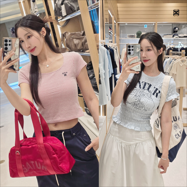 세터 NC강서점 매장 오픈! 여자 여름 코디 옷 반팔티 쇼핑