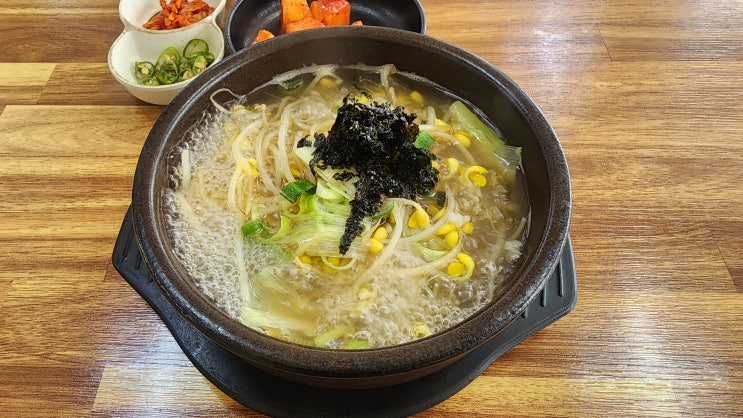 부산 강서구 신호동 맛집,  '24시전주명가콩나물국밥' 가성비 최고