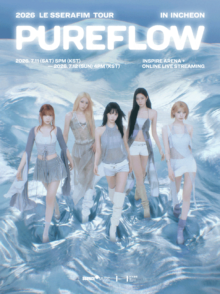 [인터파크티켓] 2026 LE SSERAFIM TOUR ‘PUREFLOW’ IN...