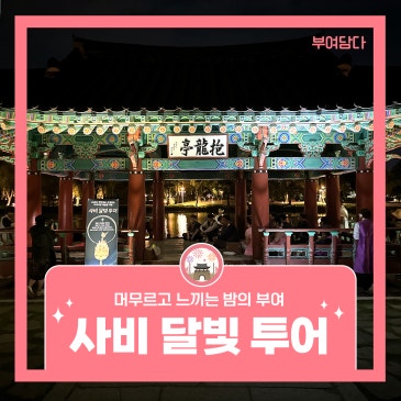 부여 야간 여행 추천 | 사비달빛투어