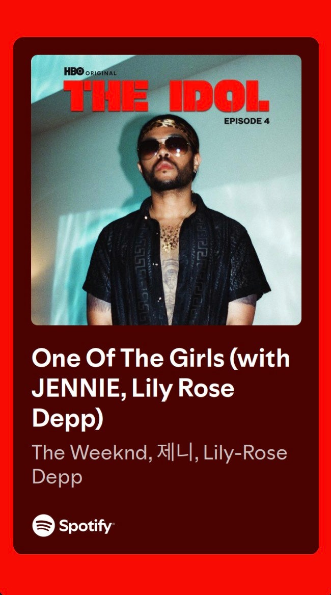 Girls' The Weeknd x JENNIE x Lily-Rose Depp 뮤비/가사/해석