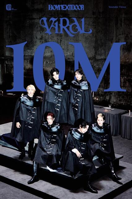 BOYNEXT DOOR, 신곡 'VIRAL' MV 조회수 1,000만회 돌파!...