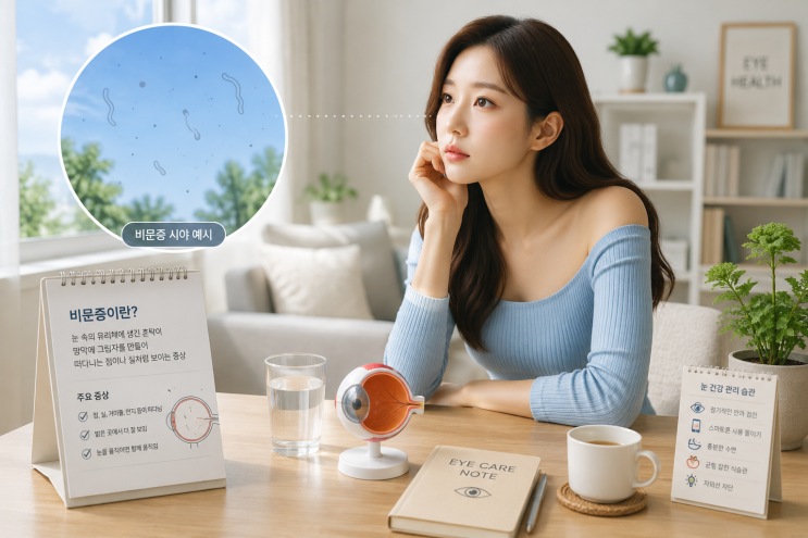 비문증 원인과 증상, 자연치유 가능할까? 꼭 알아야 할 눈 건강 정보