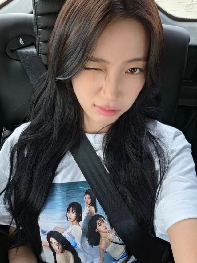 "첫사랑 수지인 줄 알았어" 르세라핌 카즈하, 스케줄 이동 중...