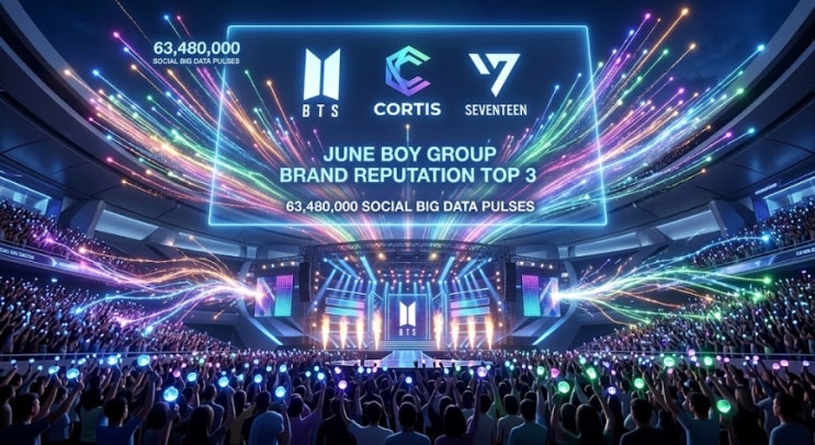 [2026.6.13 News] 2026년 6월 보이그룹 브랜드평판 빅데이터...