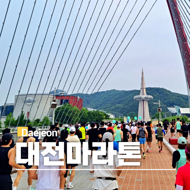 대전 월드런 마라톤대회 10키로 코스 러닝 완주 성공 후기