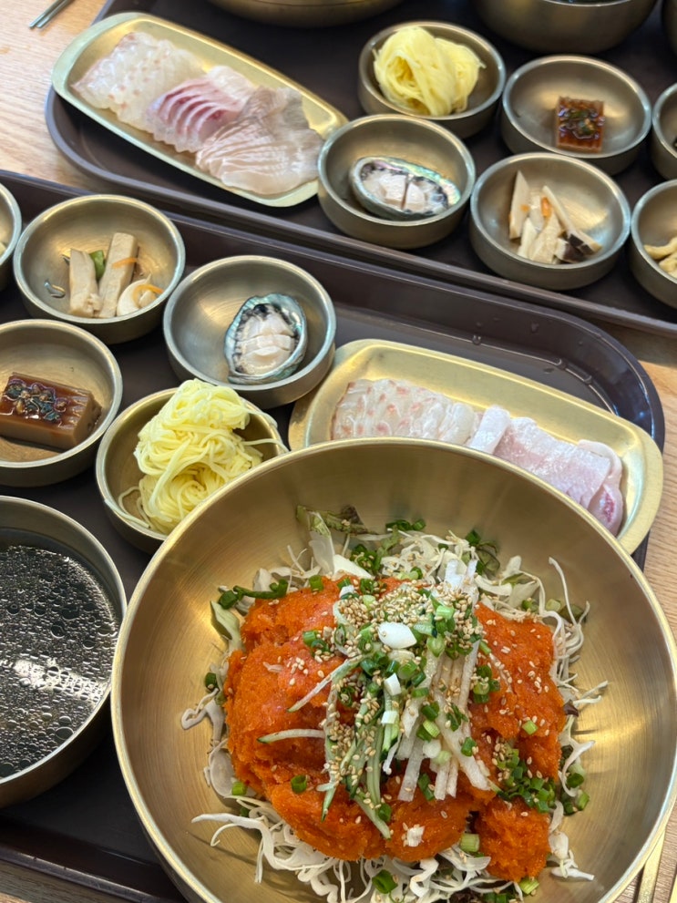 [부산 강서구] 명지 신호동 물회 맛집 / 수성수산 후기