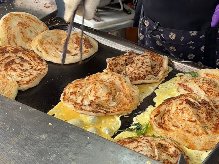 [대만 여행 정보] 타이베이 동먼 용캉제 줄서는 맛집 ‘천진총좌빙....