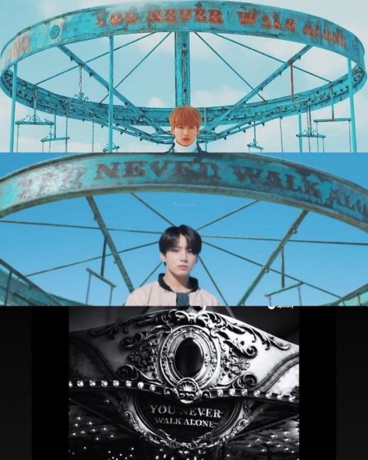 [방탄소년단] 메리고라운드 뮤비속 회전목마 You never...